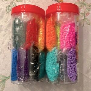 Brand New Set of Two Fuse Bead Kits 5MM Colorful Craft Art Toy 14K+ Beads